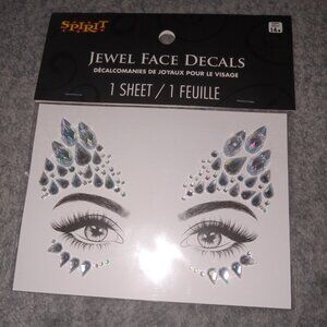 Jewel Face Decals Halloween